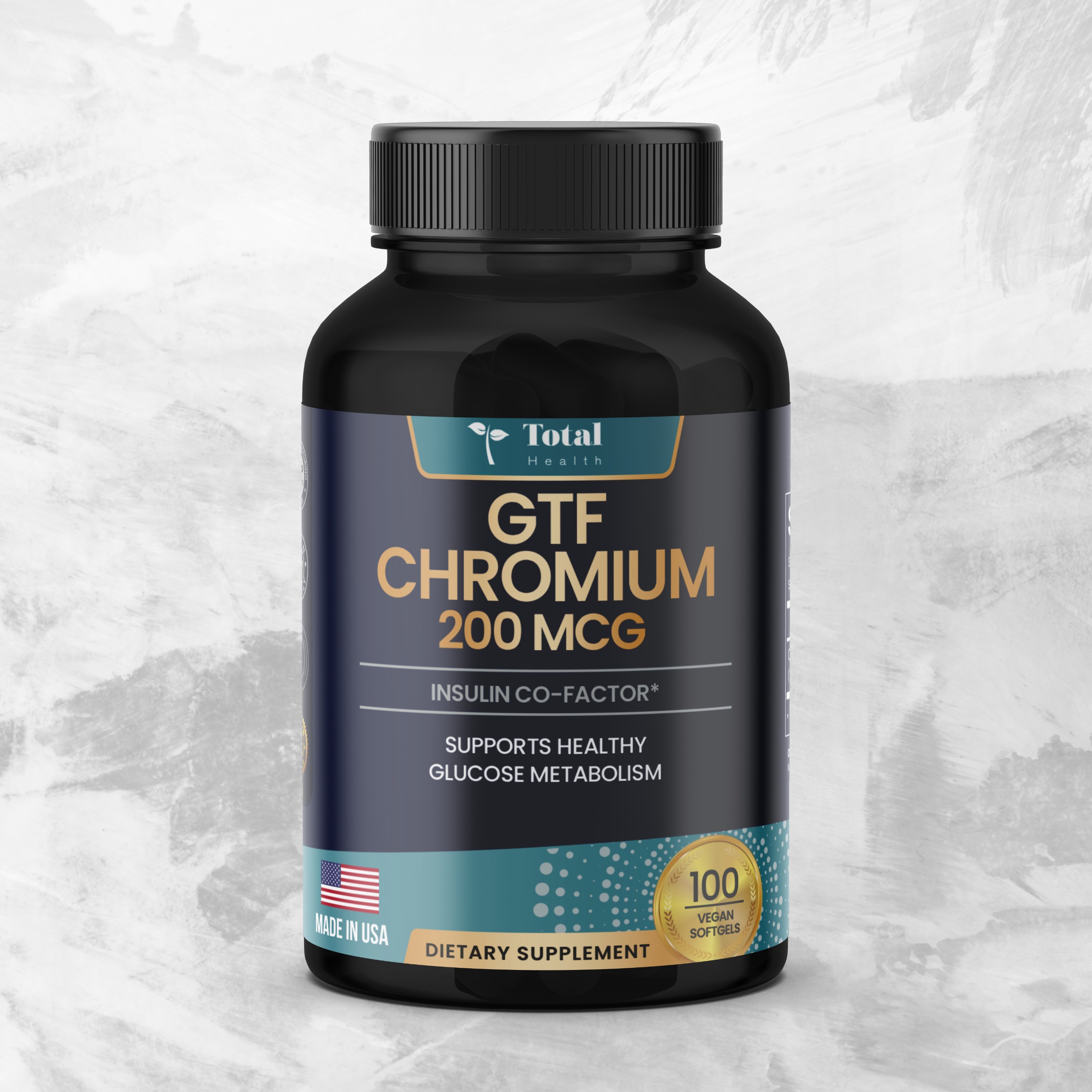 GTF Chromium 200mcg total health